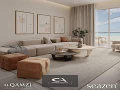 With a 24% discount on cash own a chalet with a garden of 153 m. fully finished with kitchen & air conditioners_in the North Coast_Al Qamzi | seazen 0