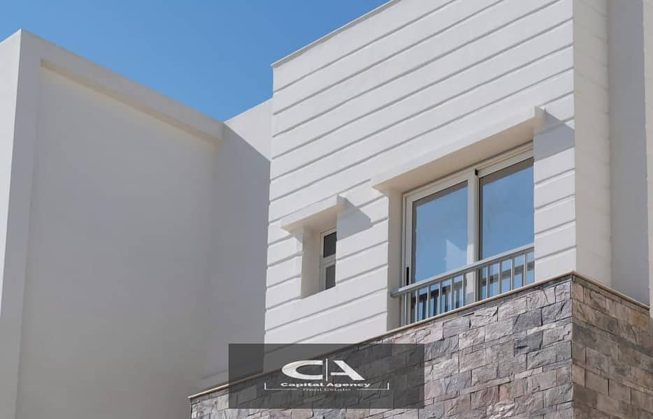 For the first time in Ras Al Hekma own a chalet with a 43-m. garden without a down payment, for the longest payment period, in Sea View fully finished 5