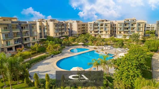 Own apartment in equal installments ready to move with garden 100-m. in the heart of the Fifth Settlement_fully finished_37% cash discount in Galleria