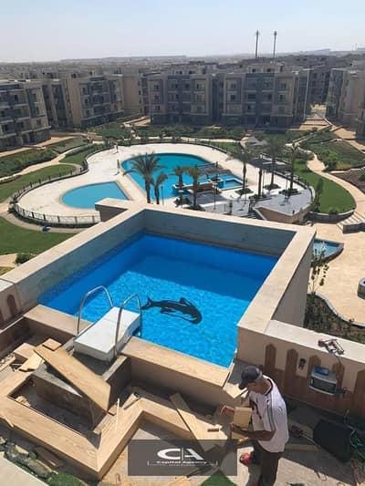 Own an apartment in equal installments ready to move with garden 70m in the Fifth Settlement _  fully finished _ 37% cash discount in Galleria