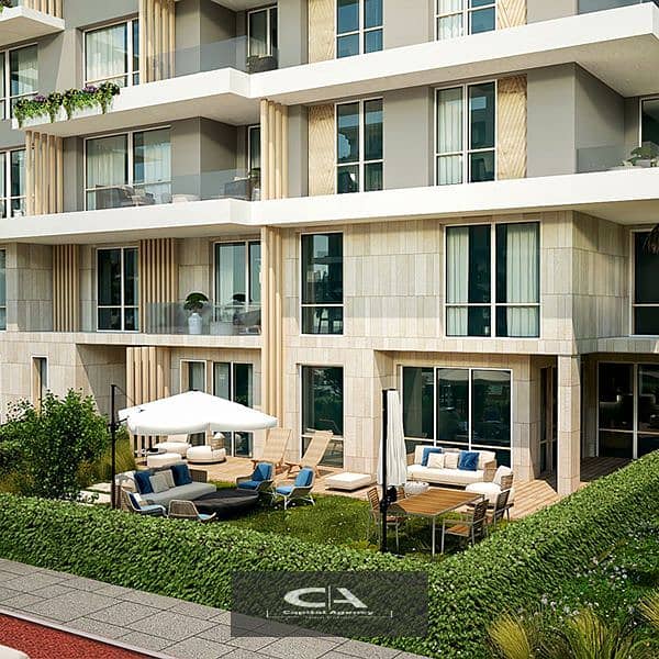 With a 5% down payment, own an apartment with a lagoon view in Greens, New Cairo, from Hyde Park_ Greens Residence 3