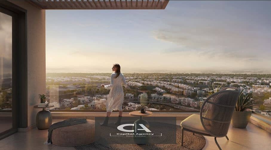 Own apartment with a private roof _ 5% down payment in the Fifth Settlement_ Lagoon View in Greens in New Cairo from Hyde Park - Greens Residence 4