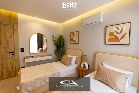 Own a fully finished chalet in Ain Sokhna with a 10% down payment or a 30% discount on cash in Boho