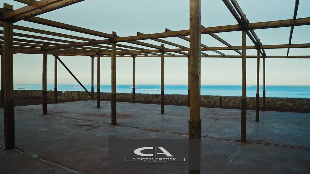 Own a fully finished chalet directly on the sea in Ain Sokhna with a 10% down payment in Majada El Galala (Ain Sokhna) _ Majada _ Iwan 1