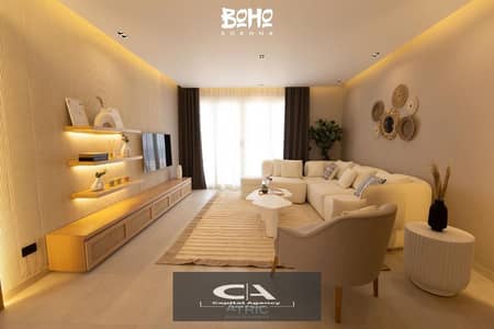 Chalet with garden 23 m, in Ain Sokhna with a 10% down payment_fully finished & a 30% discount on cash in Boho