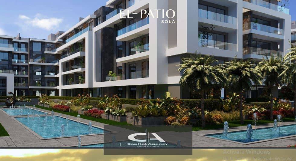 A great opportunity to own an apartment without a down payment in Patio Sola Compound, El Shorouk, La Vista, Patio Sola _ Patio Sola _ La Vista 1