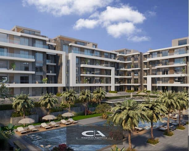 A wonderful apartment for sale without down payment 3 rooms in installments and covered for a long period _ Patio Sola Compound_ El Shorouk _ La Vista 2