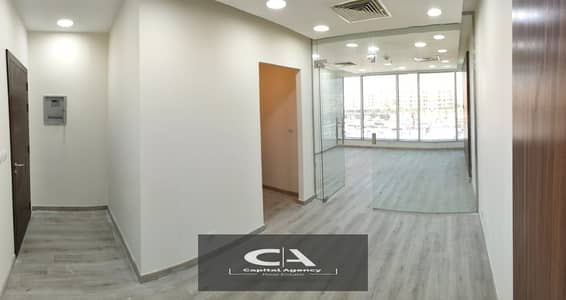 fully finished with Ac's admin office 55m for rent in trivium - New Cairo