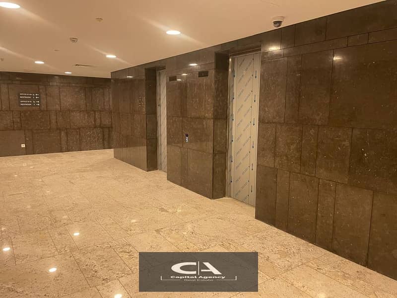 semi finished Admin office 180M for rent in EDNC Sodic - New Cairo 1