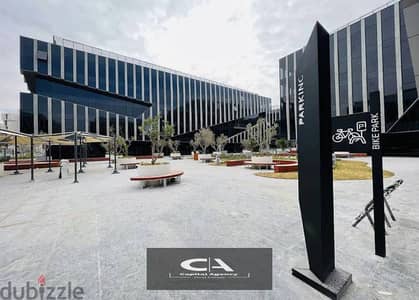 office 180M Fully finished with Ac's for rent in EDNC Sodic - New Cairo