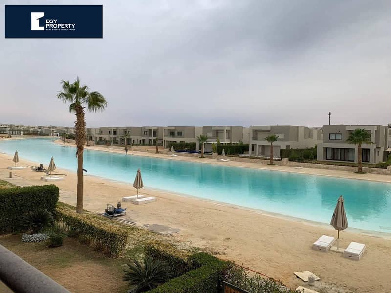 Move now to your new Townhouse and enjoy the lagoon view in Azha Sokhna Ready to live Fully Finished 5