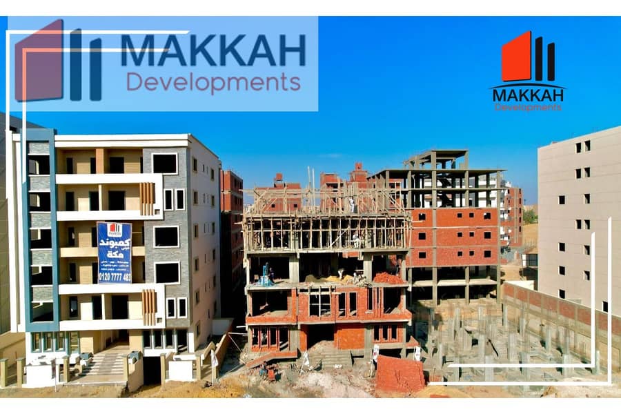 Apartment with an area of 155 square meters, featuring 3 bedrooms and 2 bathrooms, available in the Makkah Mini Compound. 4