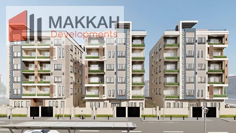 Apartment with an area of 155 square meters, featuring 3 bedrooms and 2 bathrooms, available in the Makkah Mini Compound. 5