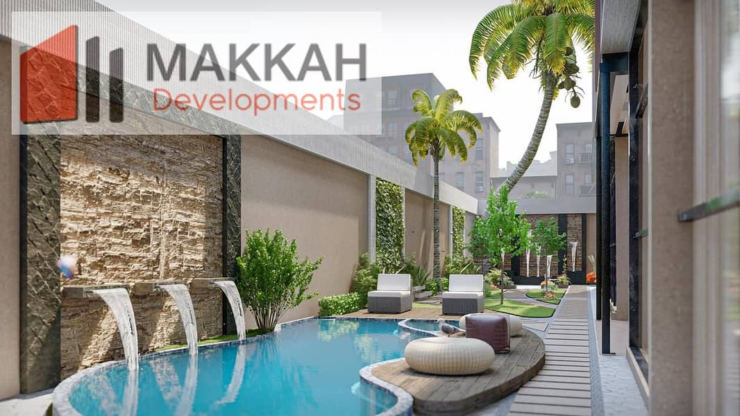 Apartment with an area of 155 square meters, featuring 3 bedrooms and 2 bathrooms, available in the Makkah Mini Compound. 8