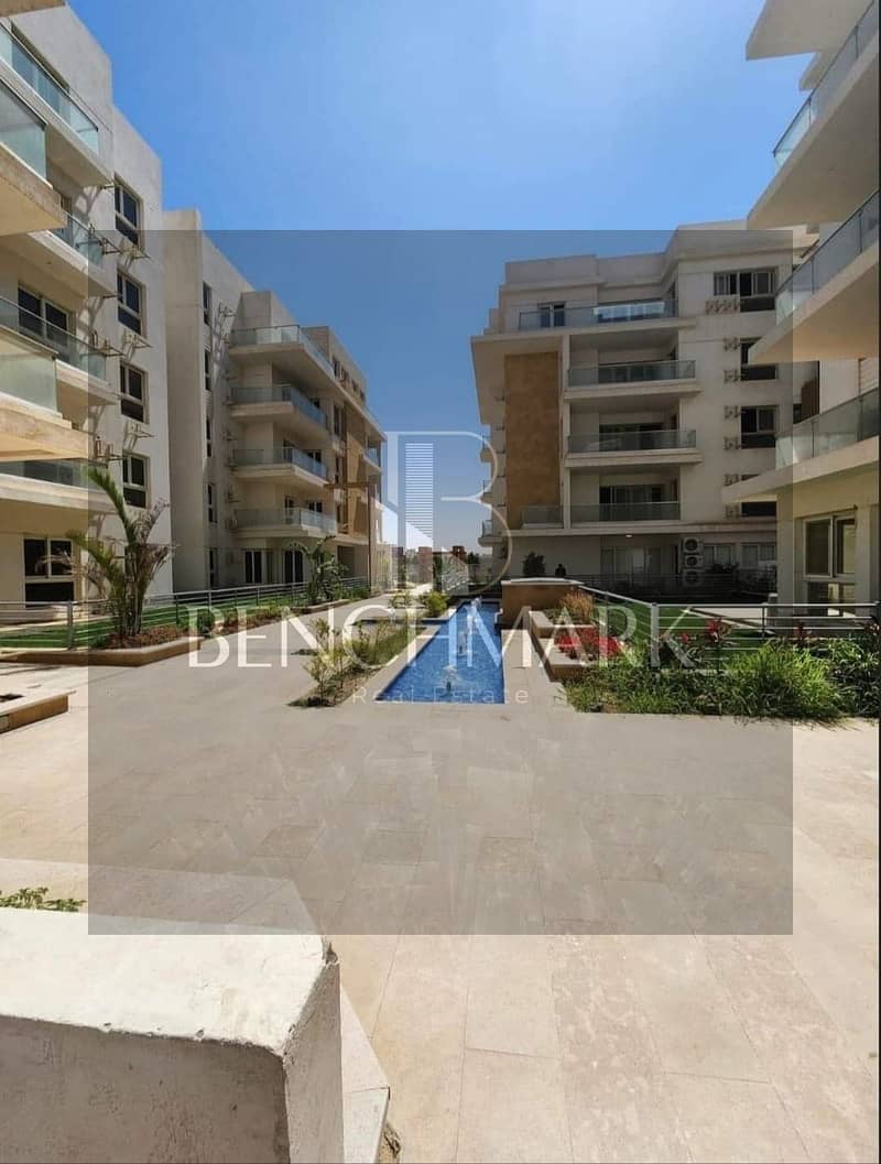 Apartment Corner for sale 160 m Mountain View iCity October Club Park Compound next to Mall of Arabia and Sheikh Zayed entrance 2