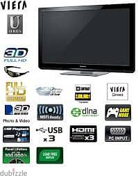 شاشة باناسونيك 42 بوصة   Panasonic Viera 42 Full HD 3D