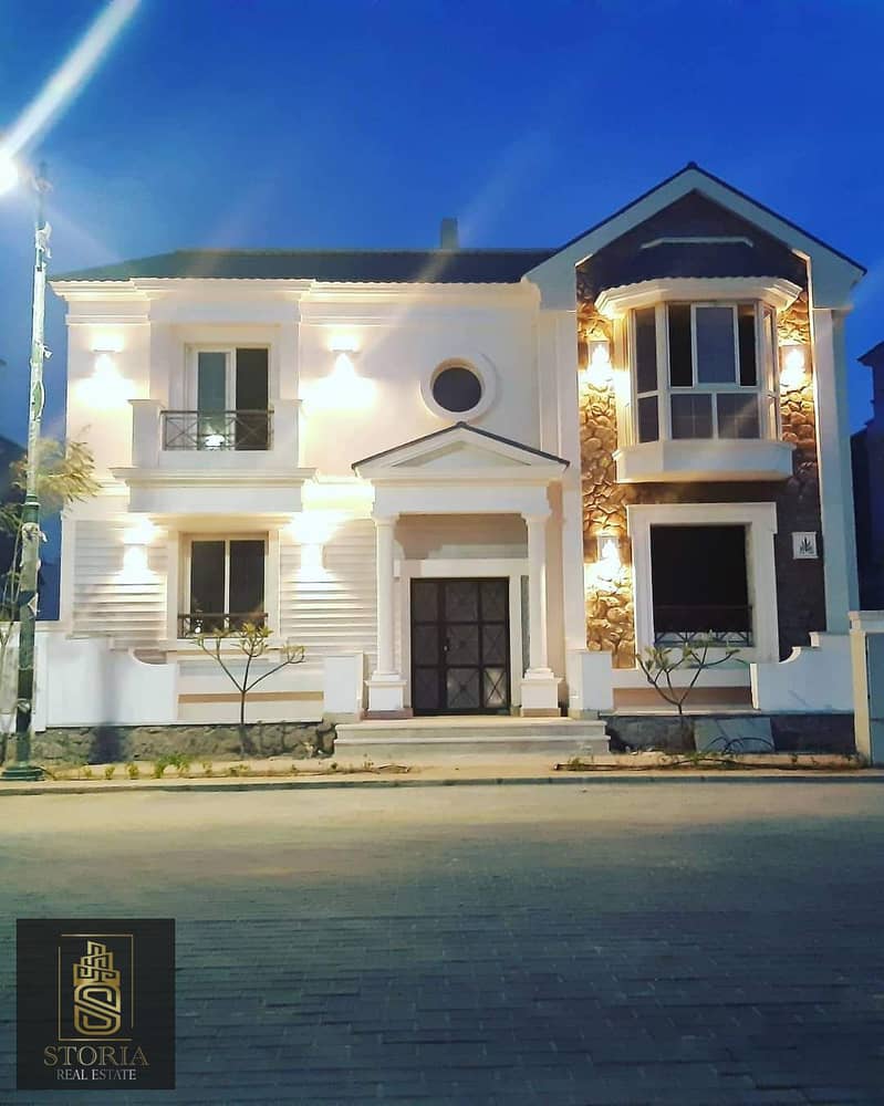 Required cash 350 thousand only, villa for sale 155 m in Kingsway Mountain View October, installments over 9 years without interest 1