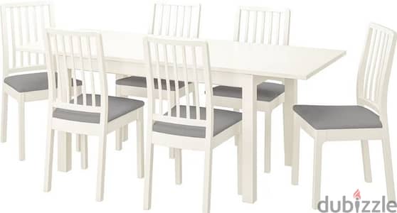 ايكيا سفرة كاملة صناعة بولندي IKEA Dinning room with Extendable table