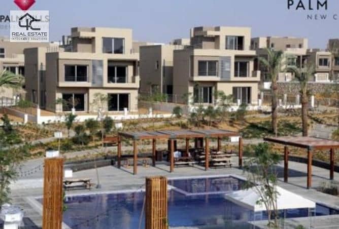 Standalone type M  For sale in palm hills New cairo 256m Very prime location View landscape ready to move 12