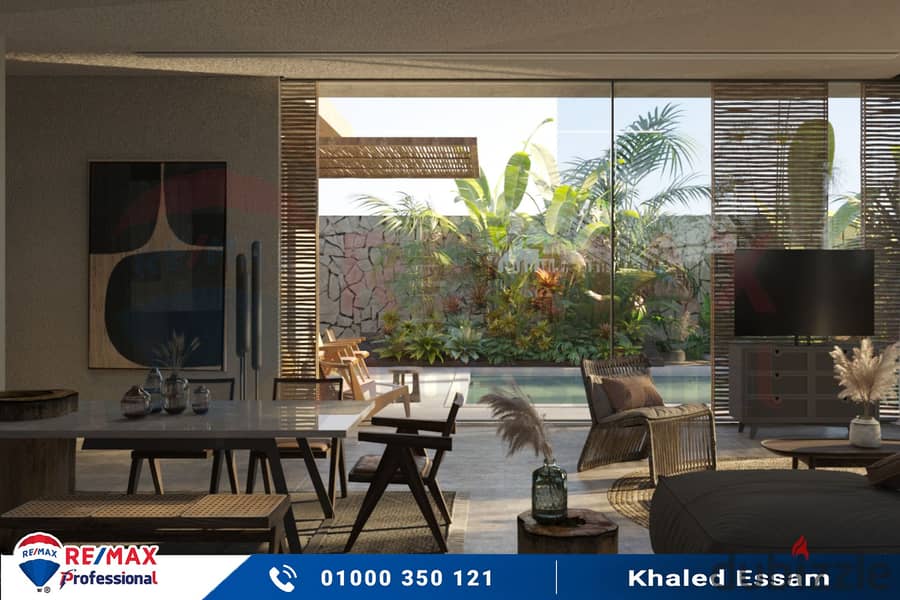 Receive your chalet with a fully finished private garden directly on the lagoon in the heart of Ras El Hekma 9