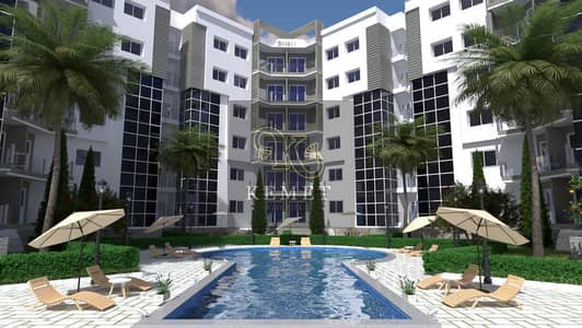 Apartment for sale, fully finished and air conditioners, area 115, with down payment and installments, in a compound in the Fifth Settlement.