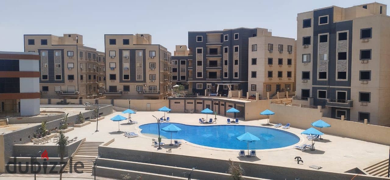 The last apartment for immediate delivery, 3 rooms, for sale with a down payment of 781 thousand pounds in the Fifth Settlement, in front of Mivida Co 2