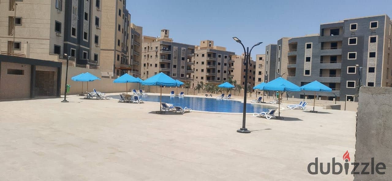 The last apartment for immediate delivery, 3 rooms, for sale with a down payment of 781 thousand pounds in the Fifth Settlement, in front of Mivida Co 3