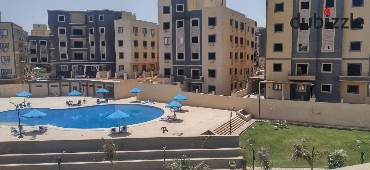 The last apartment for immediate delivery, 3 rooms, for sale with a down payment of 781 thousand pounds in the Fifth Settlement, in front of Mivida Co 5