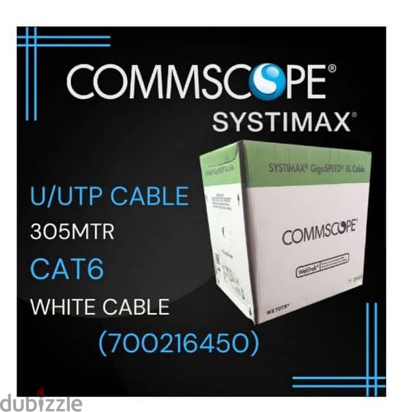 commscope Ethernet cable cat6 USA 305m 0