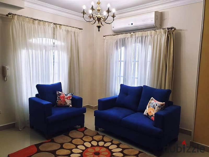 Furnished duplex for rent with private entrance, Narges 1, Fifth Settlement, steps from the southern 90th 8