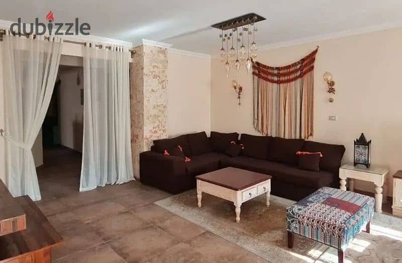 Furnished apartment for rent in Al Narges Buildings in Fifth Settlement 1