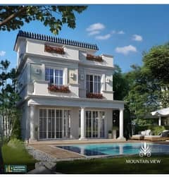 Villa with roof, 185 sqm, lowest price in Bahri market, Prime location in the heart of October in Mountain View Compound 0