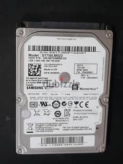 هارديسك لابتوب / Laptop HDD 750gb 0