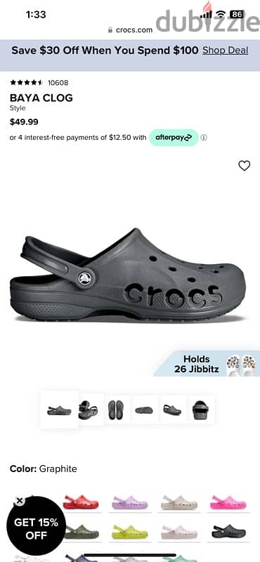 brand new original crocs كروكس بالتيكيت من امريكا 3