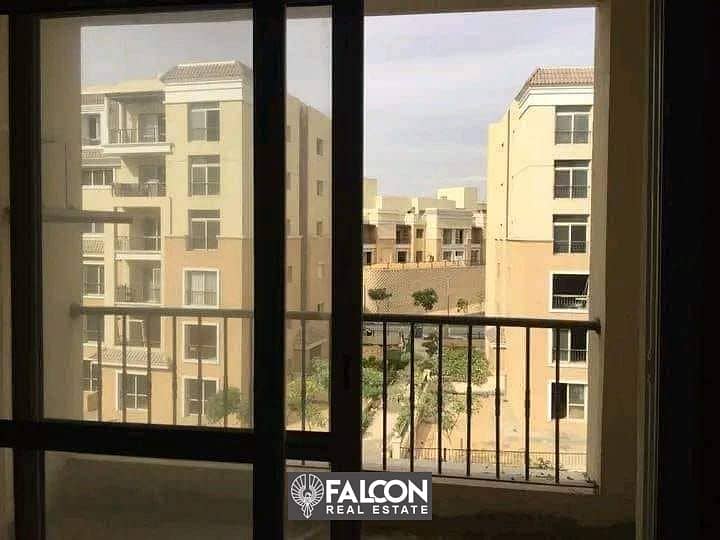 For sale, an apartment of 132 square meters, 3 rooms, with a 42% discount for cash, on the Suez Road, Sur in Sur, with Madinaty, in installments 1