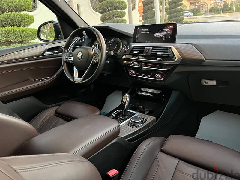 bmw x3 2019 بحالة الزيرو فابريكا بالكامل 7