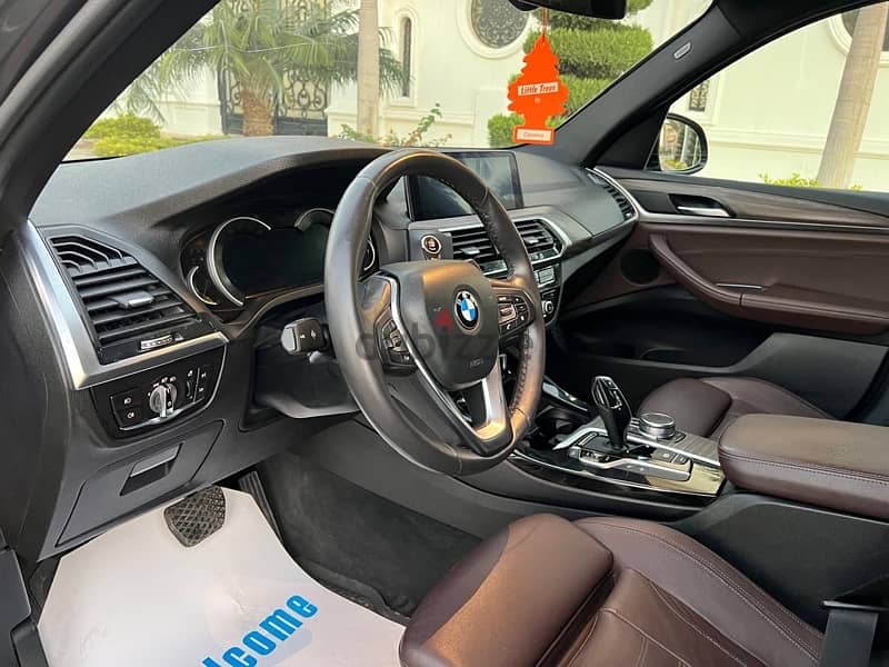 bmw x3 2019 بحالة الزيرو فابريكا بالكامل 10