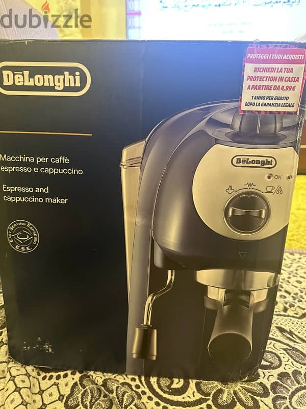 delonghi coffe machine non used 5