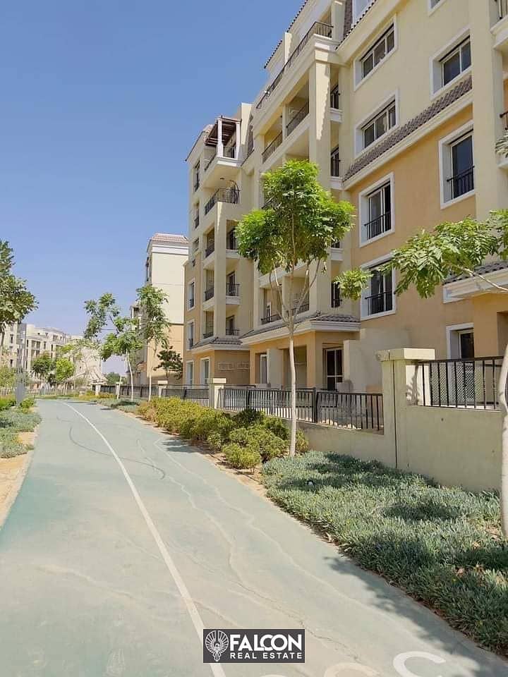 In installments over 6 years with a 42% cash discount, a 148-square-meter apartment with 3 rooms in Sarai Mostakbal City Compound, next to Madinaty 0