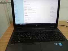 hp Z-Book G4 core i7 RAM 16  VAG 2 Hard 320 0