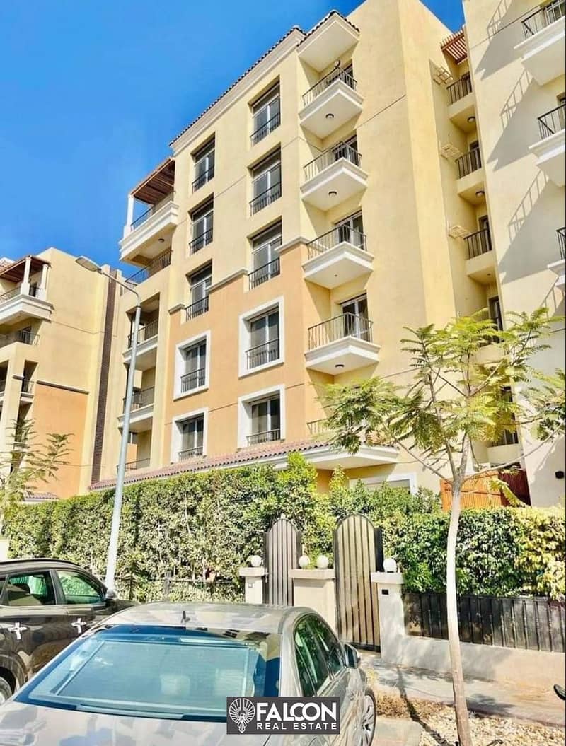 For sale, an apartment in a garden, a bargain, with a 42% discount for cash - in installments, in the heart of New Cairo, on the Suez Road, in front o 3