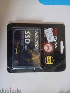 ssd Hikvision 120 gb +راكه wd usb3 0