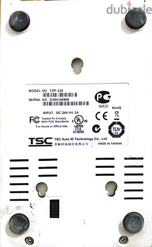 طابعه بار كود لاصق TSC موديل TDP. 225 1