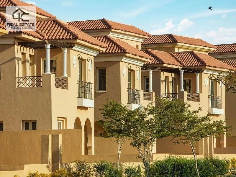 Townhouse Corner, Ready to move , 266 sqm, 3 rooms, landscape view, lowest down payment and prime location premium installments 0