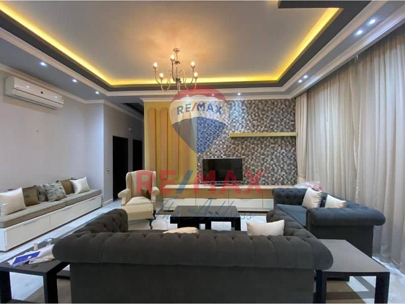 Apartment 278 SQM -Fully furnished with kitchen & Acs - With garden 7