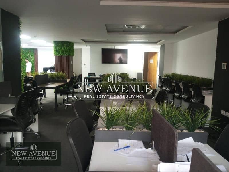 Office for rent in new cairo 280 sqm finished 4