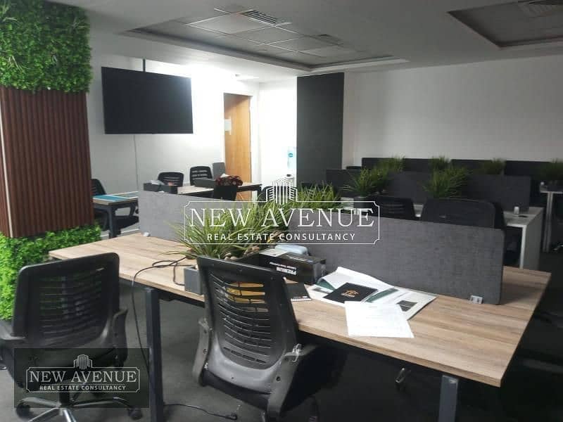 Office for rent in new cairo 280 sqm finished 5