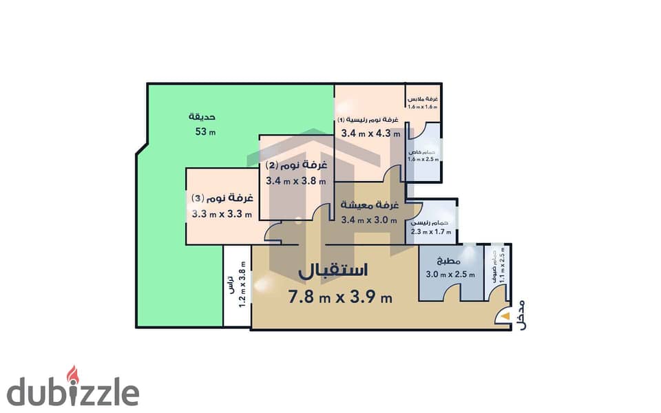 Flat Villa for resale 163m + Garden 53m Sawary (Saluja Elite) 4