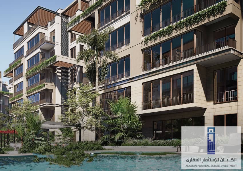 Own a luxurious penthouse with an area of ​​175 m + 106 m roof in October Gardens with 0% down payment and installments up to 10 years - River Residen 4