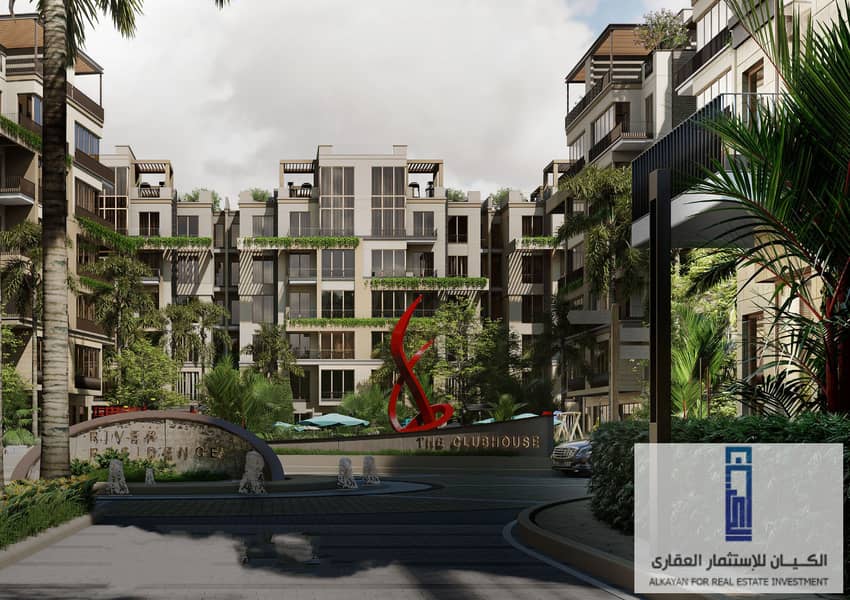 Own a luxurious penthouse with an area of ​​175 m + 106 m roof in October Gardens with 0% down payment and installments up to 10 years - River Residen 6